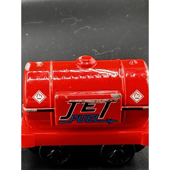 Thomas & Friends Red Jet Fuel Train Car Vtg 2003 Take N Play Along Diecast READ - Picture 5 of 14